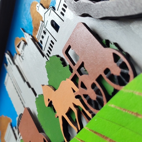 Large 3D Laser cut multi-layered Pennsylvania state - Picture 3 of 5